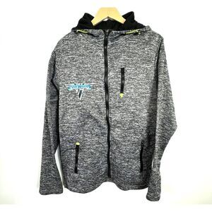 Van Halen Full Zip Hoodie‎ Jacket Men 3XL Grey Fashion Wear Front Zipper Pockets